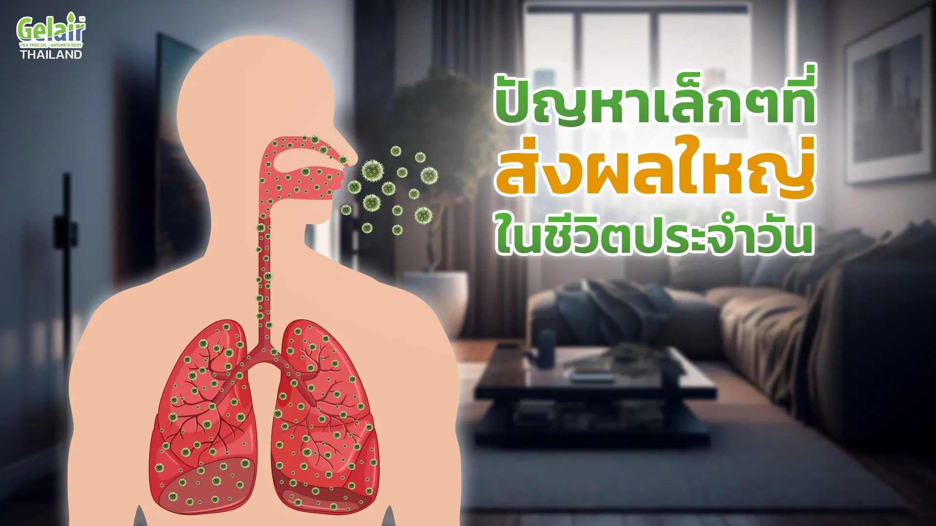 ปัญหาเชื้อราและคุณภาพอากาศที่กระทบสุขภาพ